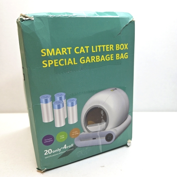 Special Garbage Bags Smart Cat Litter Box Set Of 4 - Picture 1 of 12